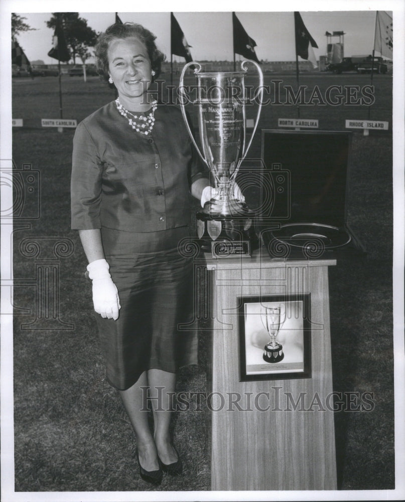 1963 Press Photo Mothr Champion Mrs Marianne H.Driver