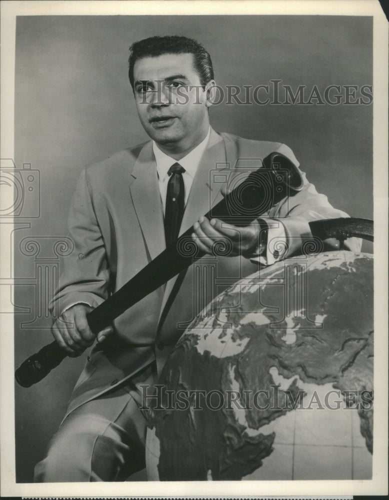 1957 Press Photo Jack Douglas Creator ABC TV Bold Jour