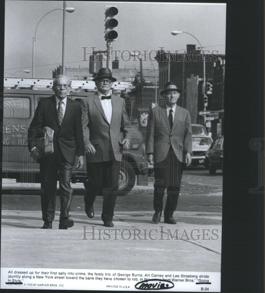 Press Photo Going Style Martin Brest George Burns Art