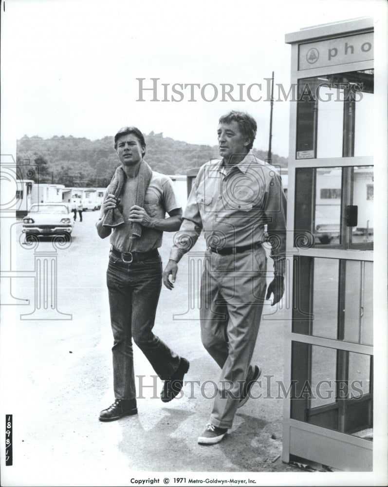 1971 Press Photo Jan-Michael Vincent Robert Mitchum