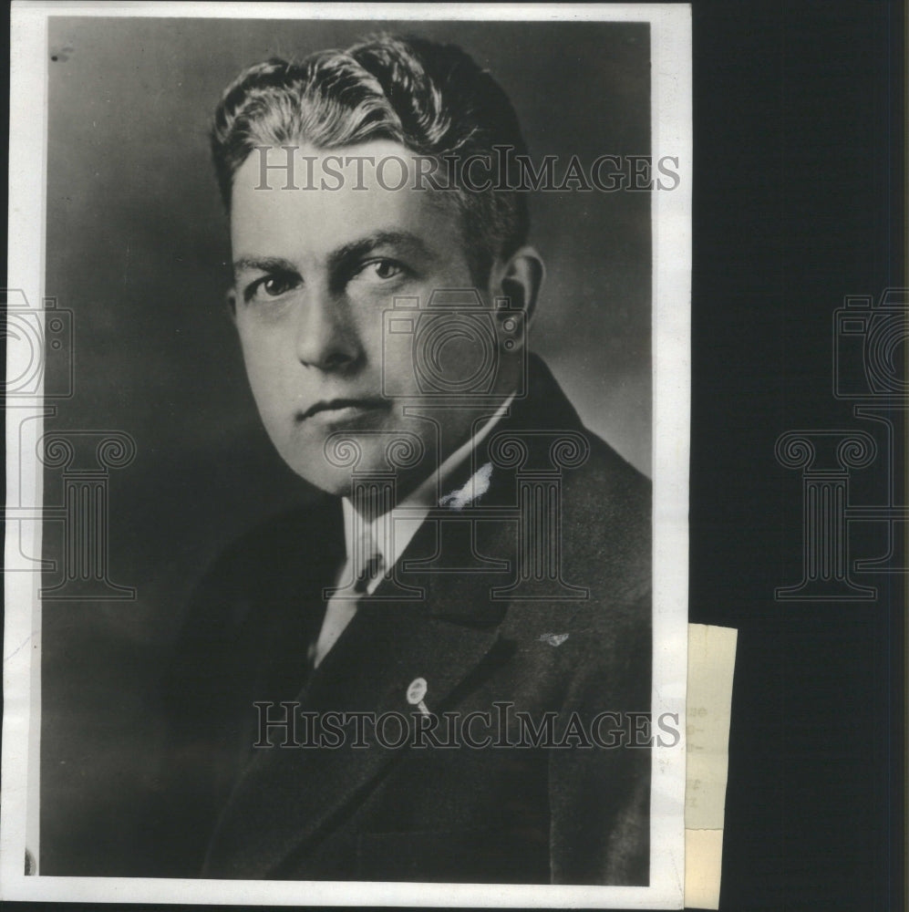 1931 Press Photo Commander American Legion Detroit