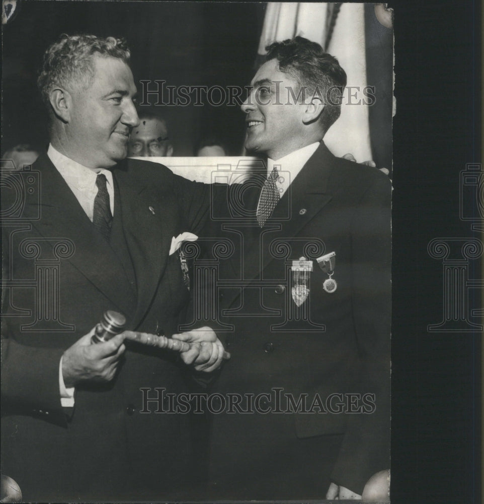 1931 Press Photo Henry Stevens Politician Business Man