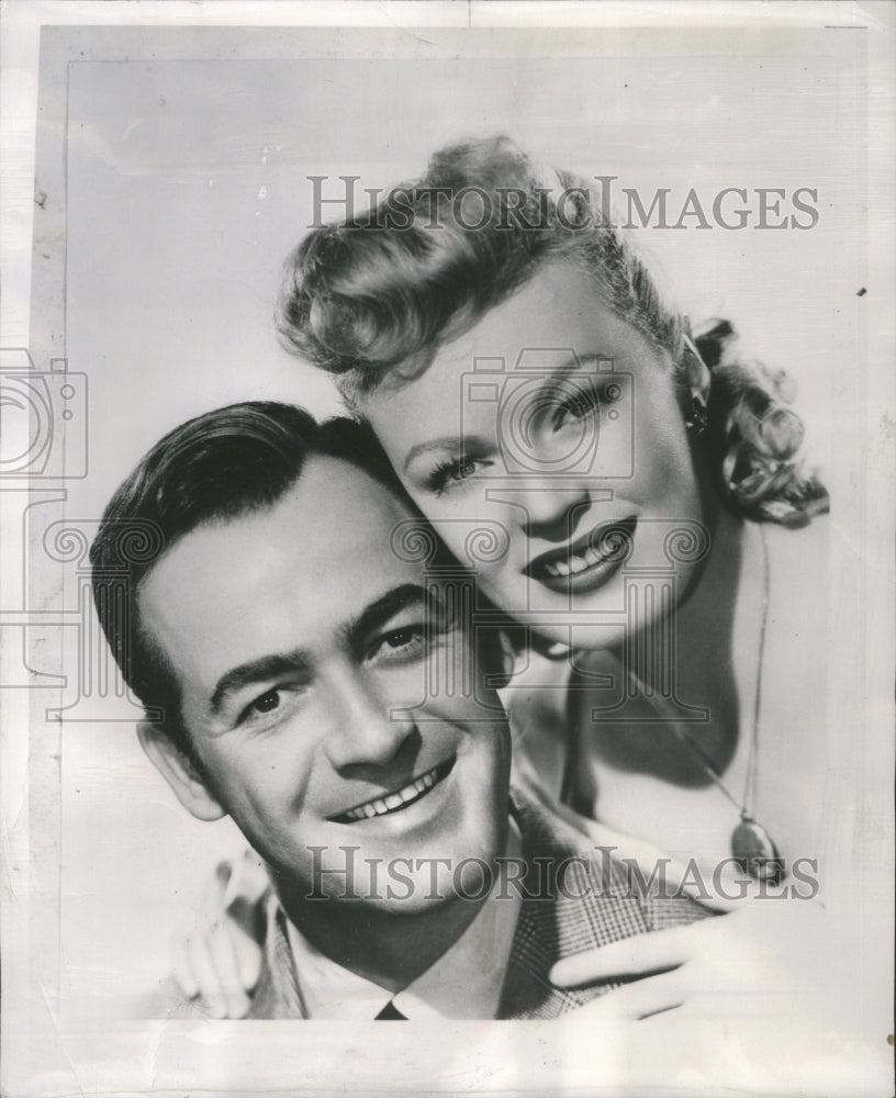 1949 Press Photo Mark Stevens