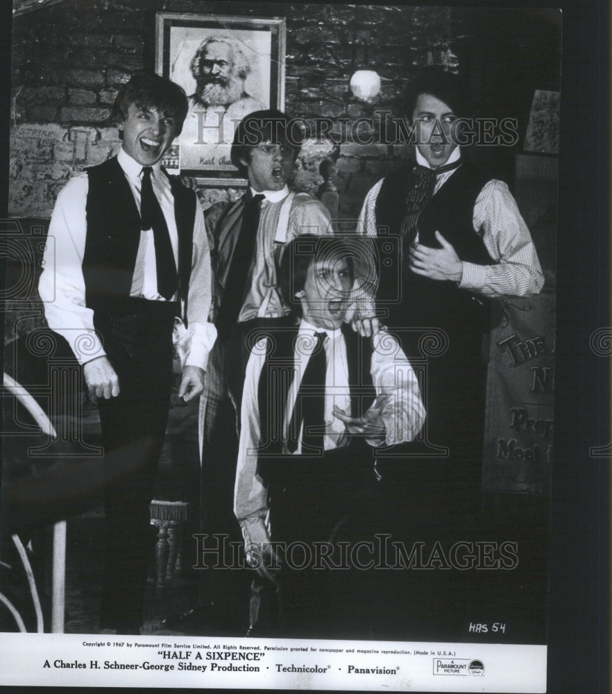 1968 Press Photo Half A Sixpence