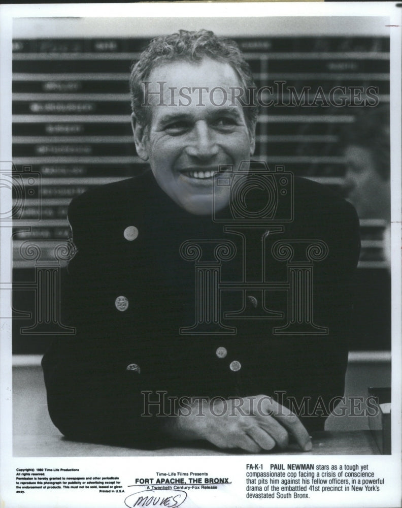 1980 Press Photo Paul Newman Actor Director Race Driver