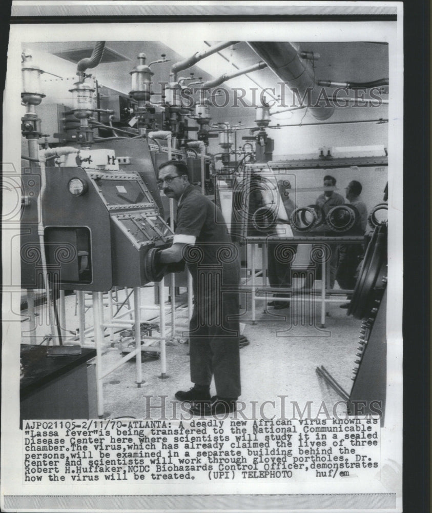 1970 Press Photo African National Communicable Disease