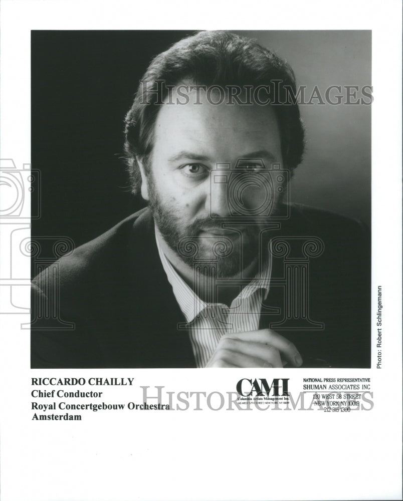 1995 Press Photo Riccardo Chailly Chief Conductor