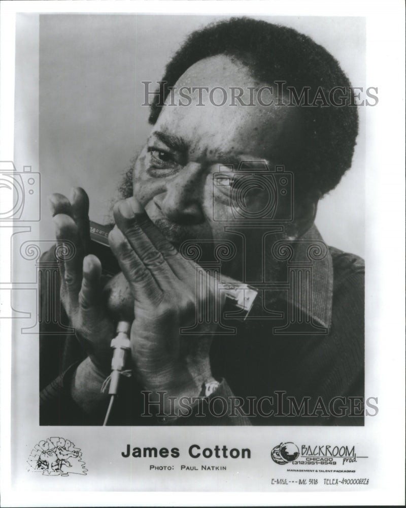 1988 Press Photo James Cotton Jazz