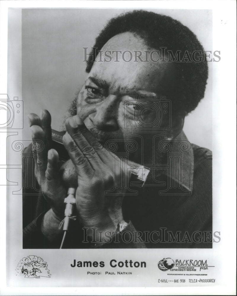 1989 Press Photo James Cotton