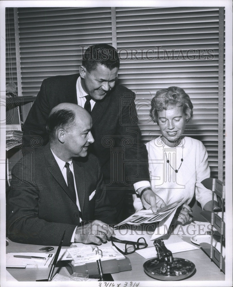 1964 Press Photo Oakland University Admin Staff