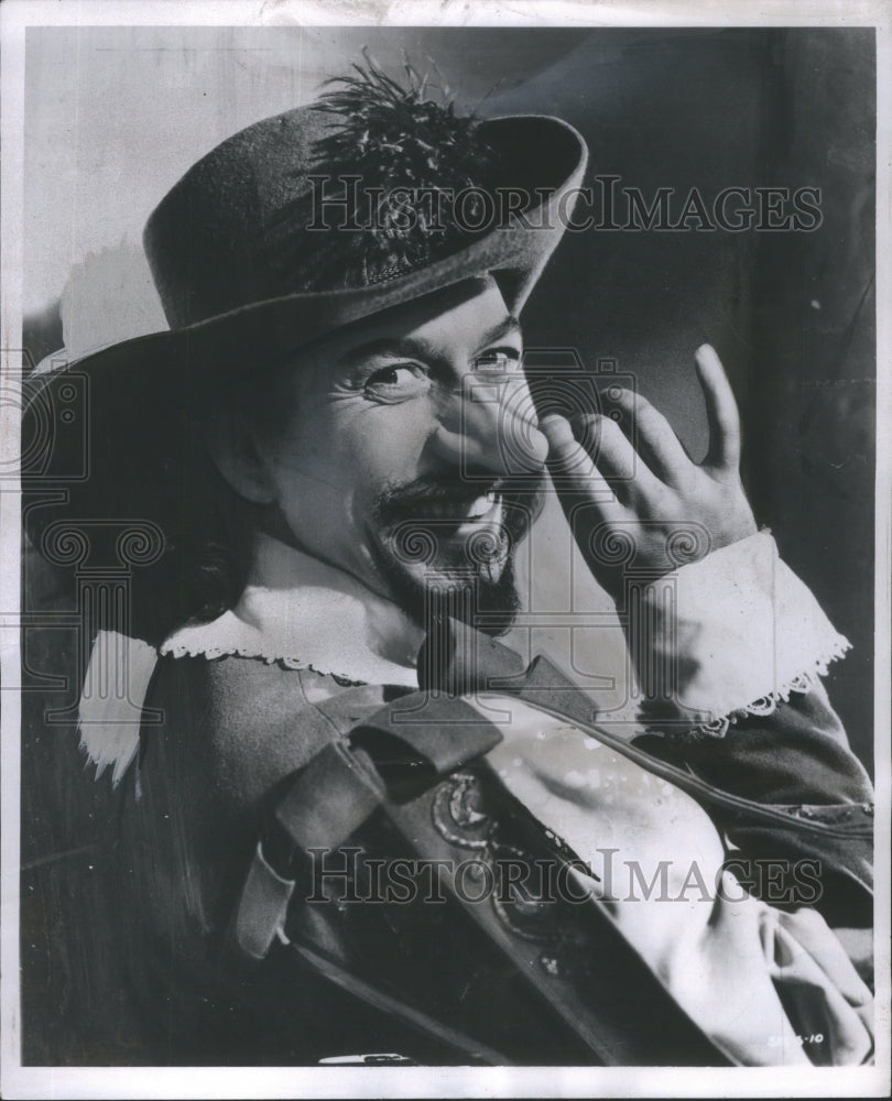 1959 Press Photo Jose Ferrer Actor Cyrano De Bergerac