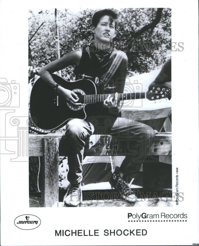 1998 Press Photo Michelle Shocked US Musician