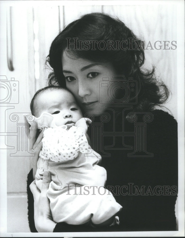 1982 Press Photo Yoko Shimada Shougun Paradise Sinister