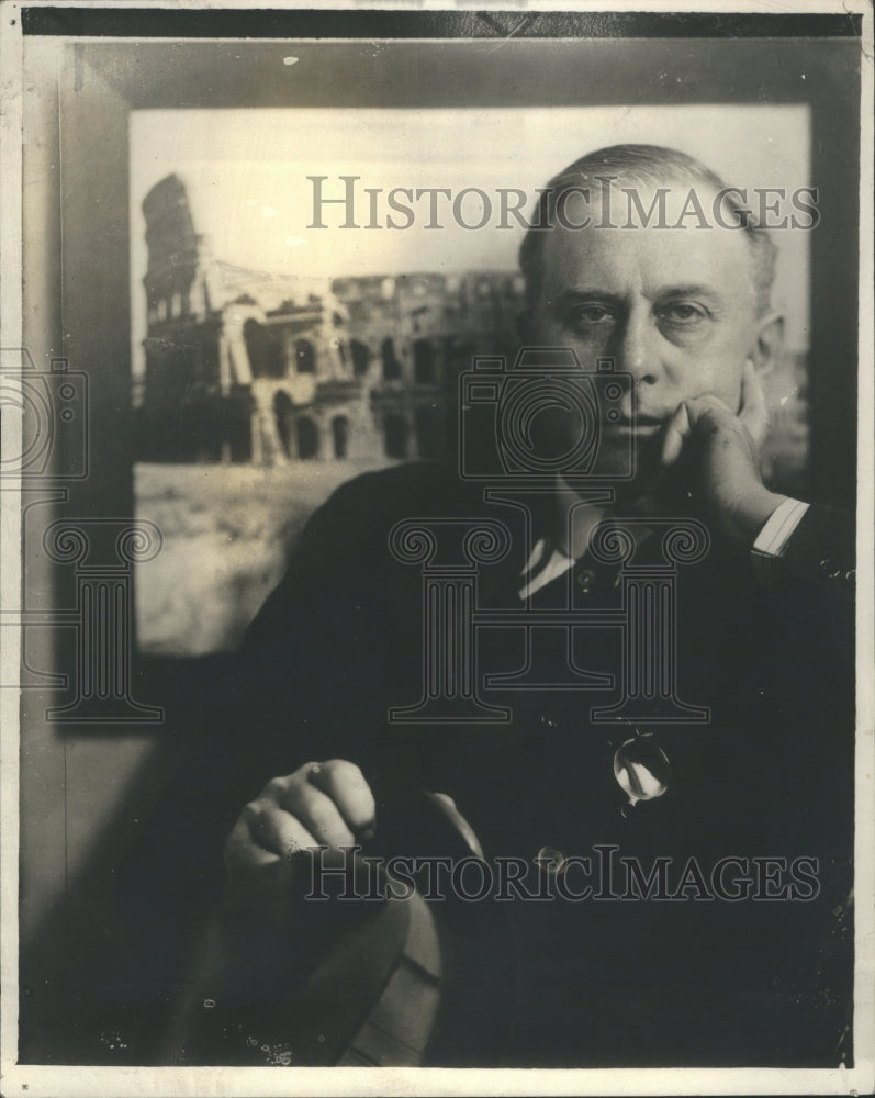 1926 Press Photo Director Toledo Museum Art Stevins