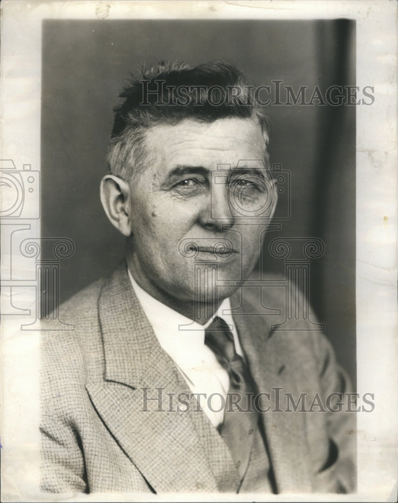 1936 Press Photo Detective Lt. Frederick R Stephan