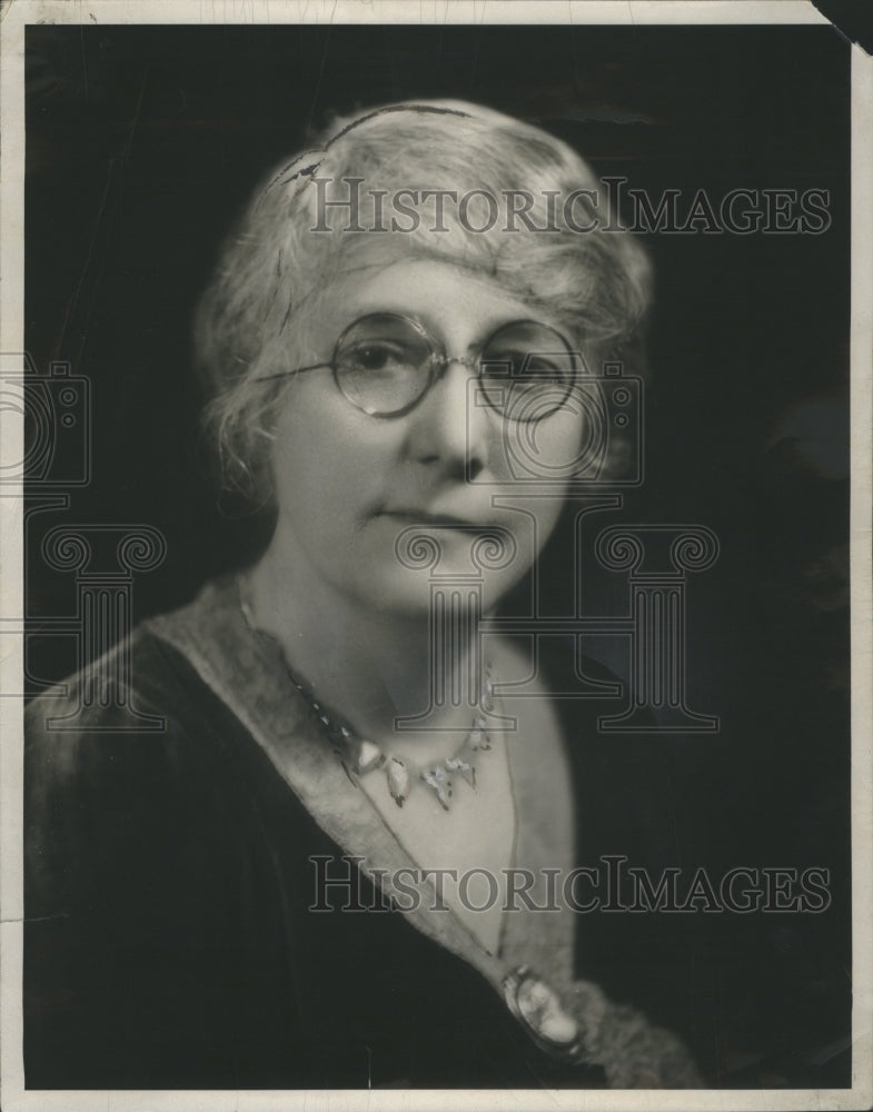 1930 Press Photo Mrs Stevens President Parmenas Club