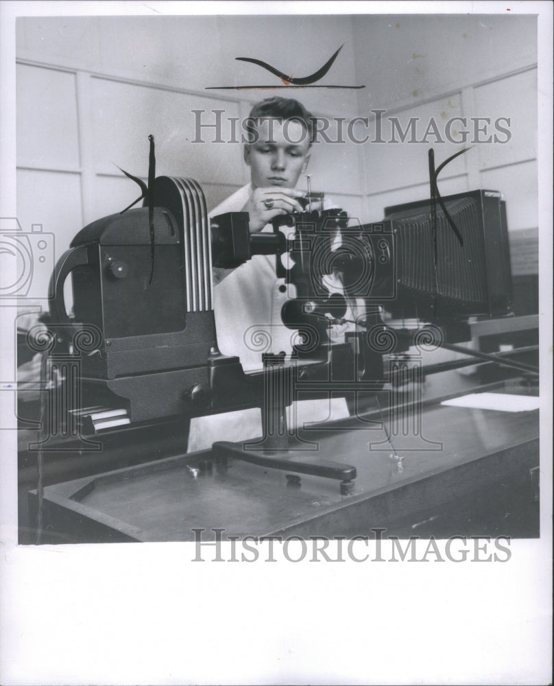 1962 Press Photo Henry Ford Comm College Student Films