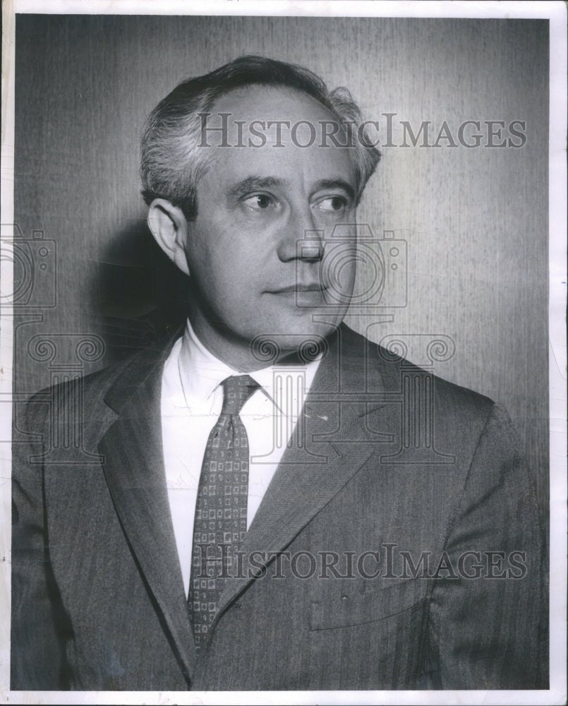 1963 Press Photo Marshall Shulman Professor Harvard - Historic Images