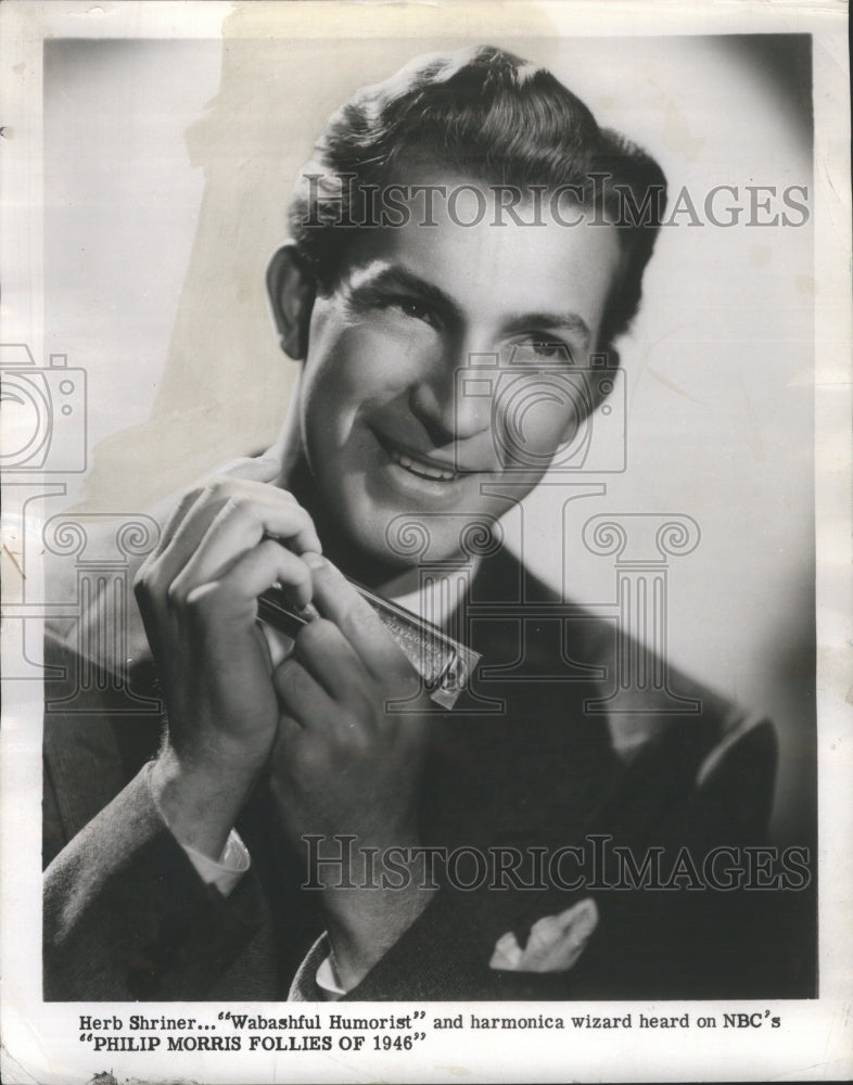 1948 Press Photo Herb Shriner Comedian Radio TV Host