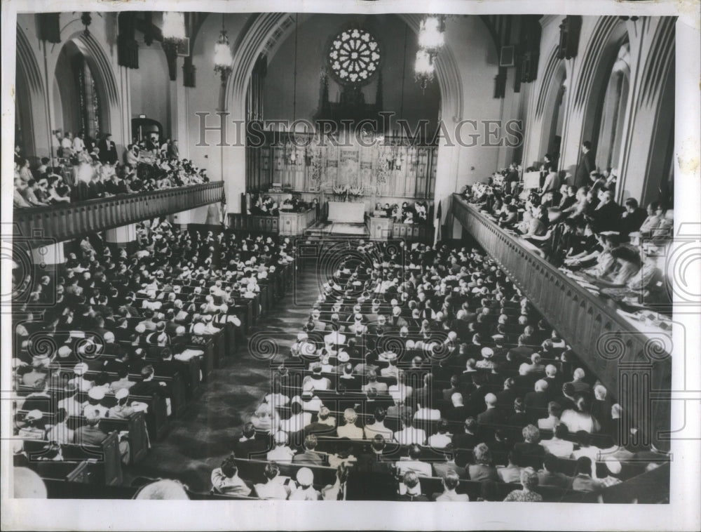 1954 Press Photo World Council of Churches