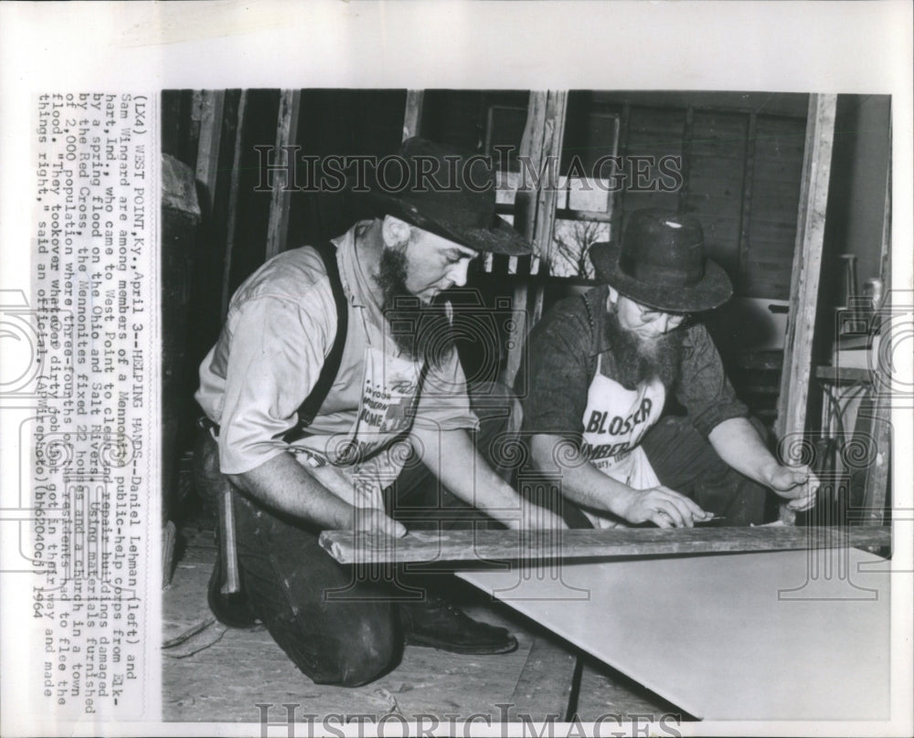 1964 Press Photo Mennonite Public Help Committee