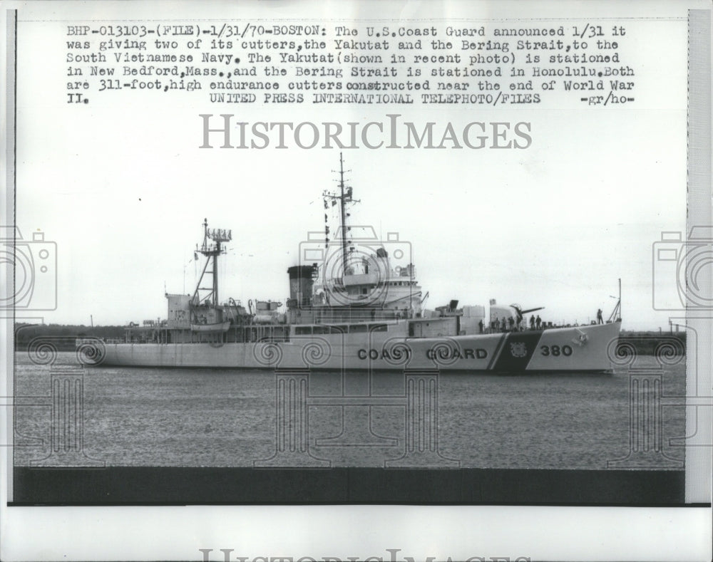 1970 Press Photo United States Coast Guard Army Forces