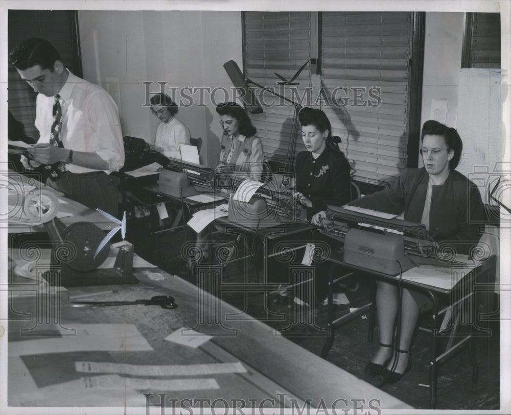 1946 Press Photo News Farie type