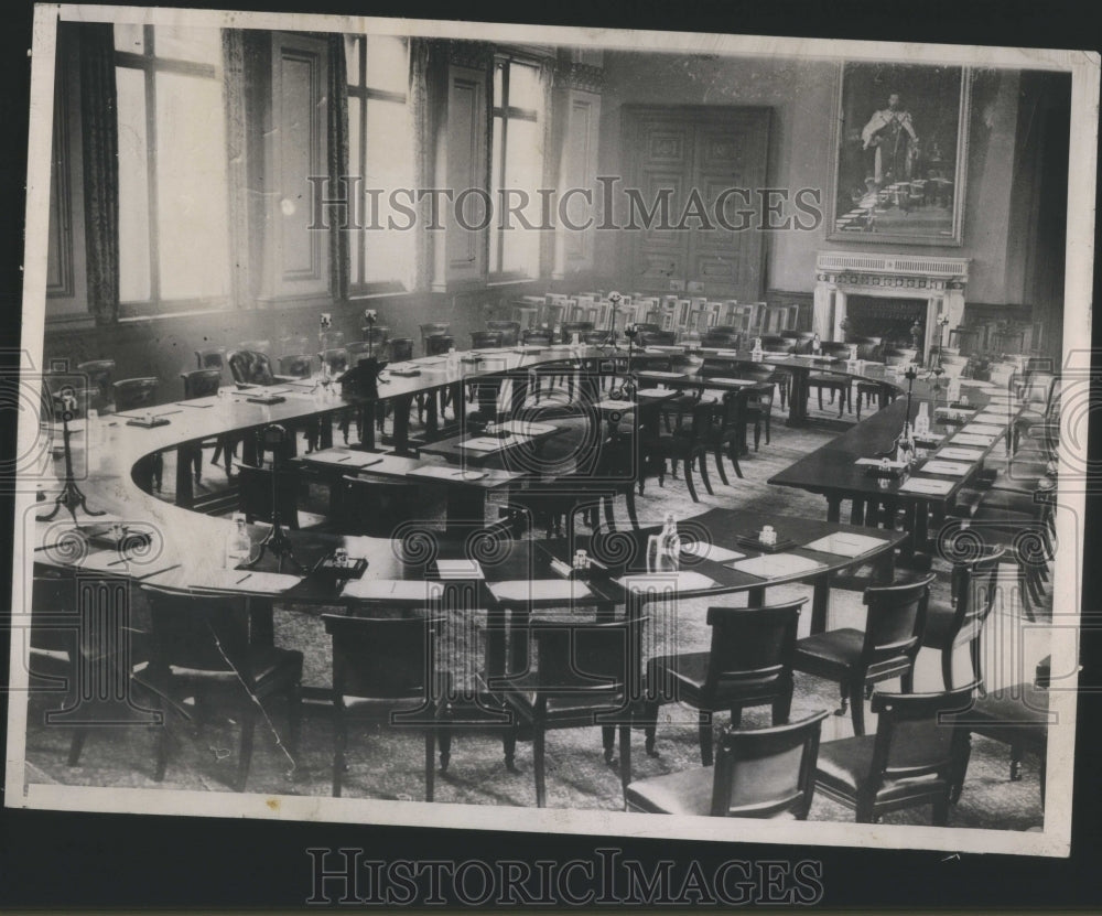 1936 Press Photo Fame Locarno Room Rhineland Germany