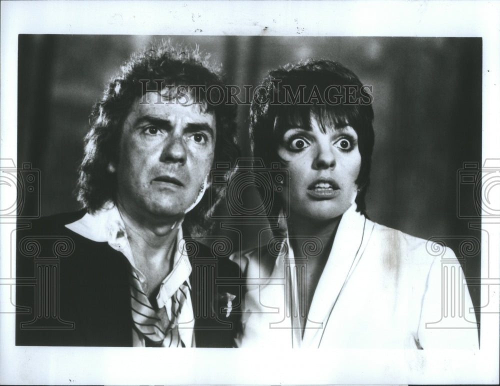 1985 Press Photo Dudley Moore Liza Minnelli Movie ABC