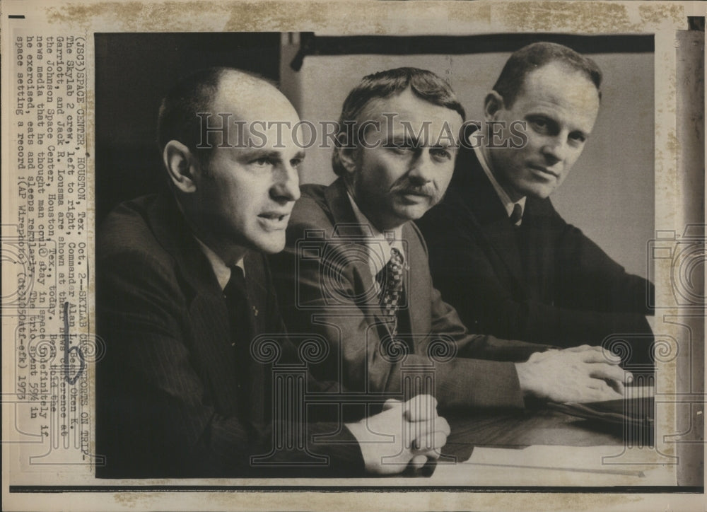 1973 Press Photo Alan L Bean Commander