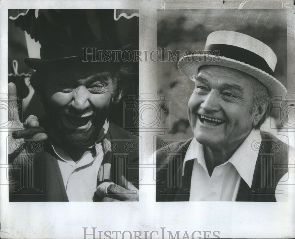 1984 Press Photo Red Skelton Radio TV Personality