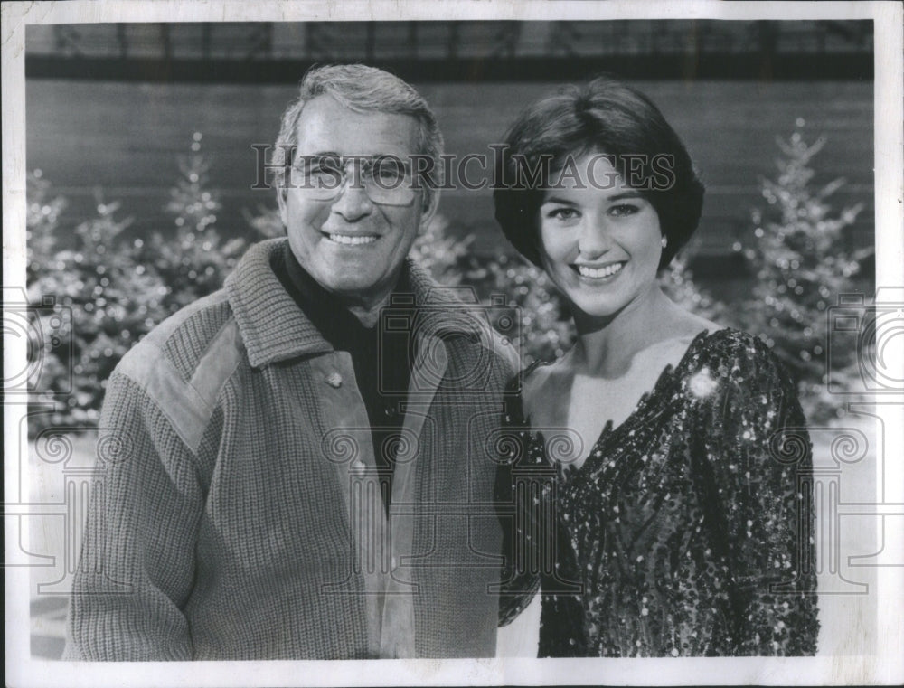 1987 Press Photo Perry Como Singer