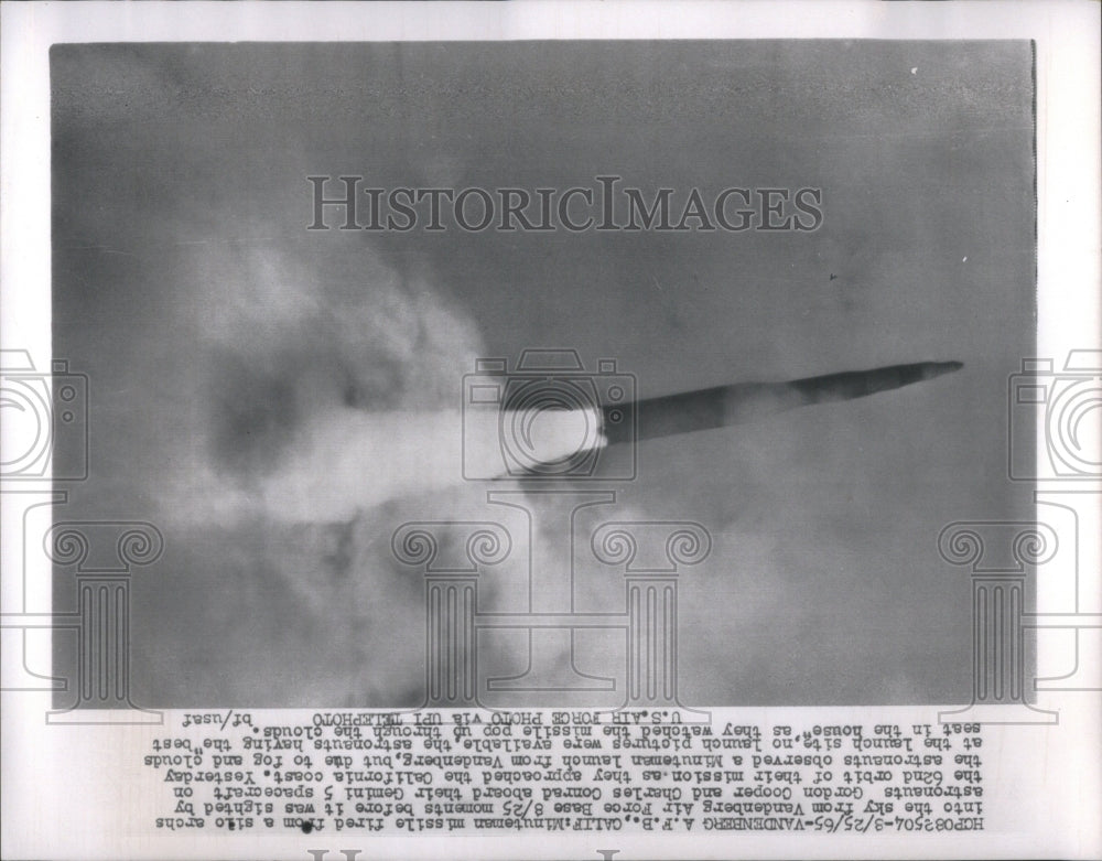 1965 Press Photo Minuteman Missile