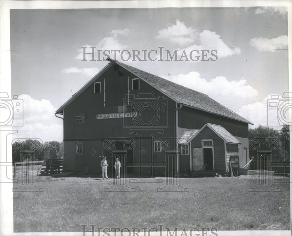 1938 Press Photo Donald White&#39;s Barn Used For Dances