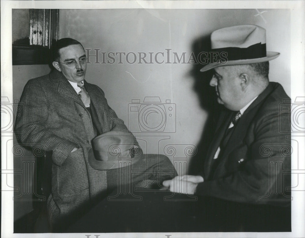 1931 Press Photo Detroit Theater Owner Clifford White