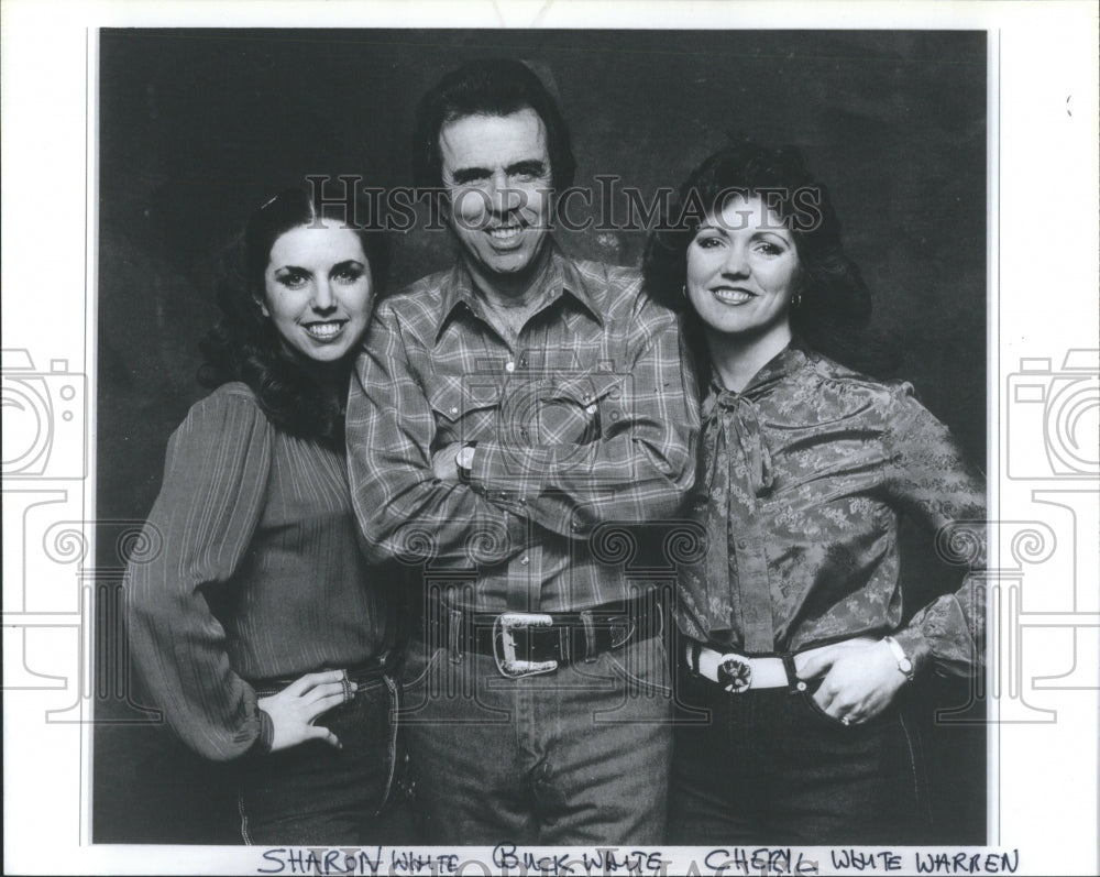 1984 Press Photo Sharon White Buck White Cheryl Warren