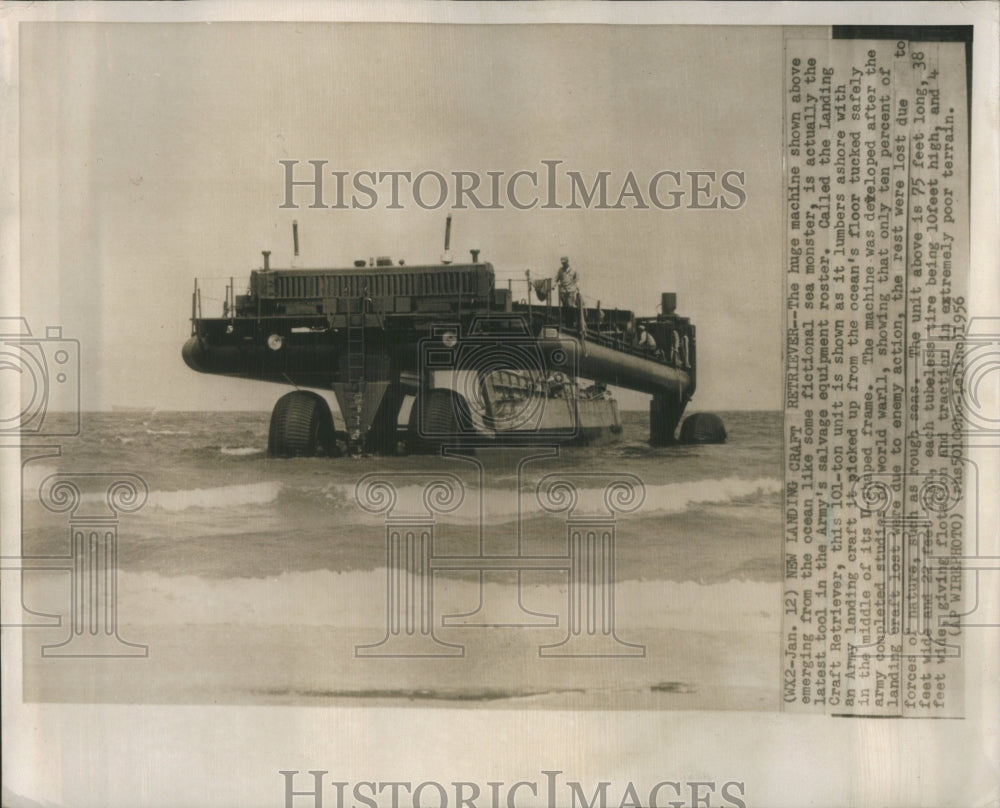 Press Photo New Landing Craft The Huge Machine