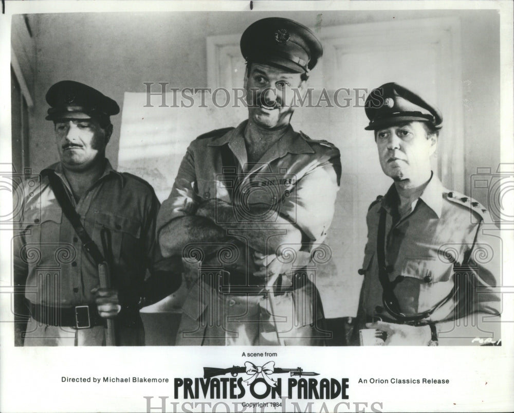 1984 Press Photo Privates Parade Micheal Blakemore 1977