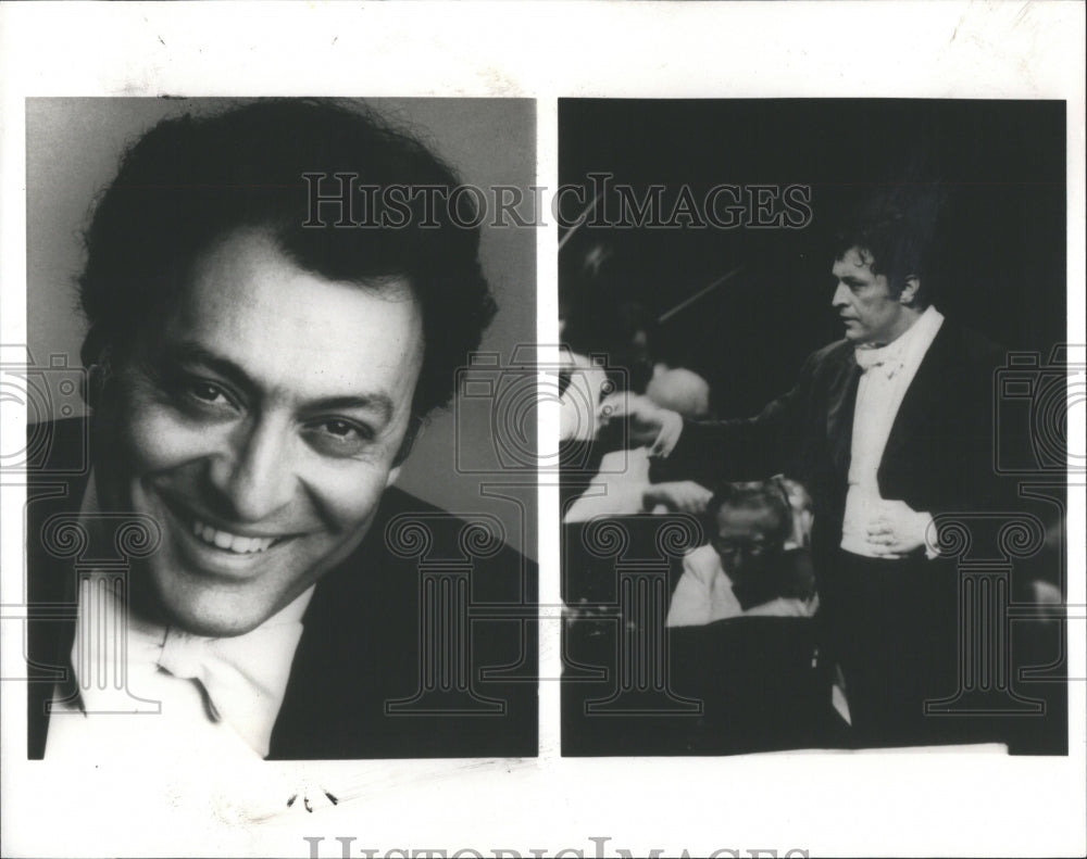 1983 Press Photo Zubin Mehta Indian Conductor Classical