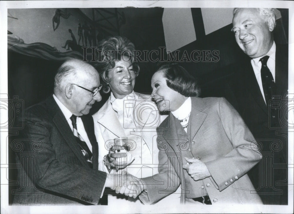 1972 Press Photo John B Ford Mrs R Alexander Rigley Rob