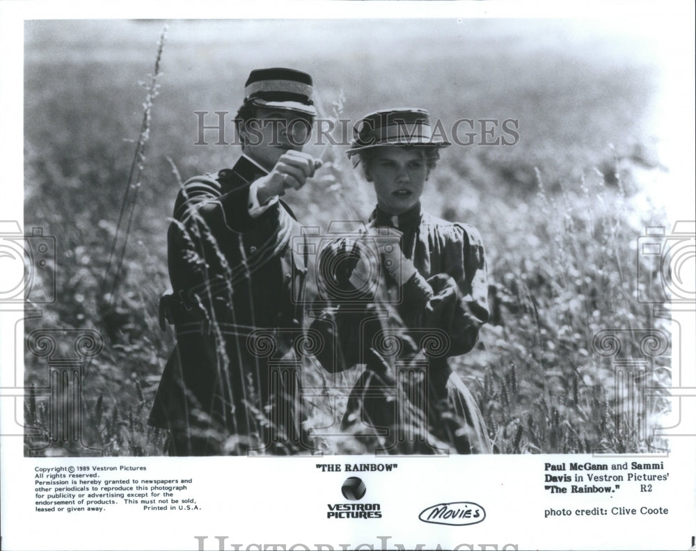 1989 Press Photo Rainbow Paul McGann Sammi Davis Vestro