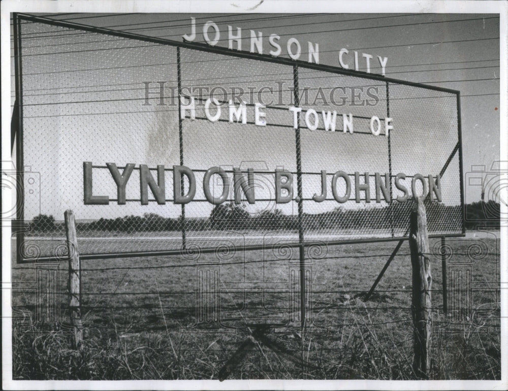 1964 Johnson City Blanco County Texas  - Historic Images