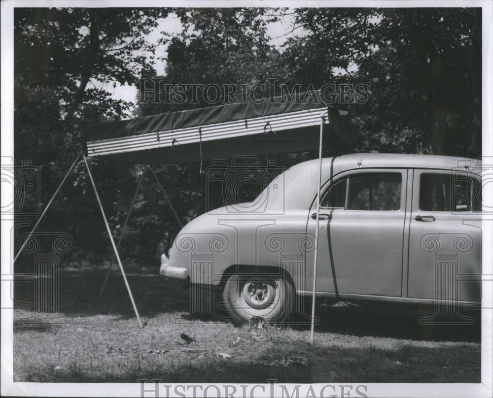 1951 Press Photo Folding Designed W L Shippard