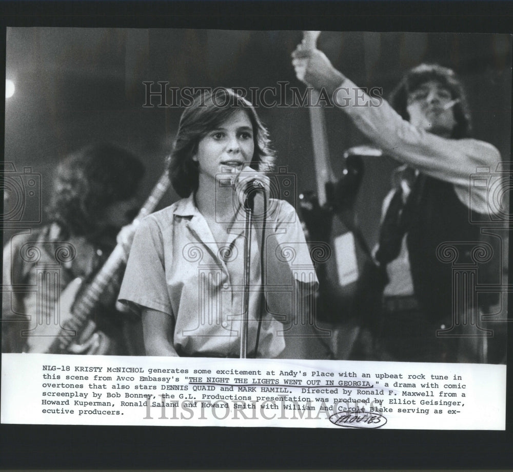 1981 Press Photo The Night The Lights Went Out