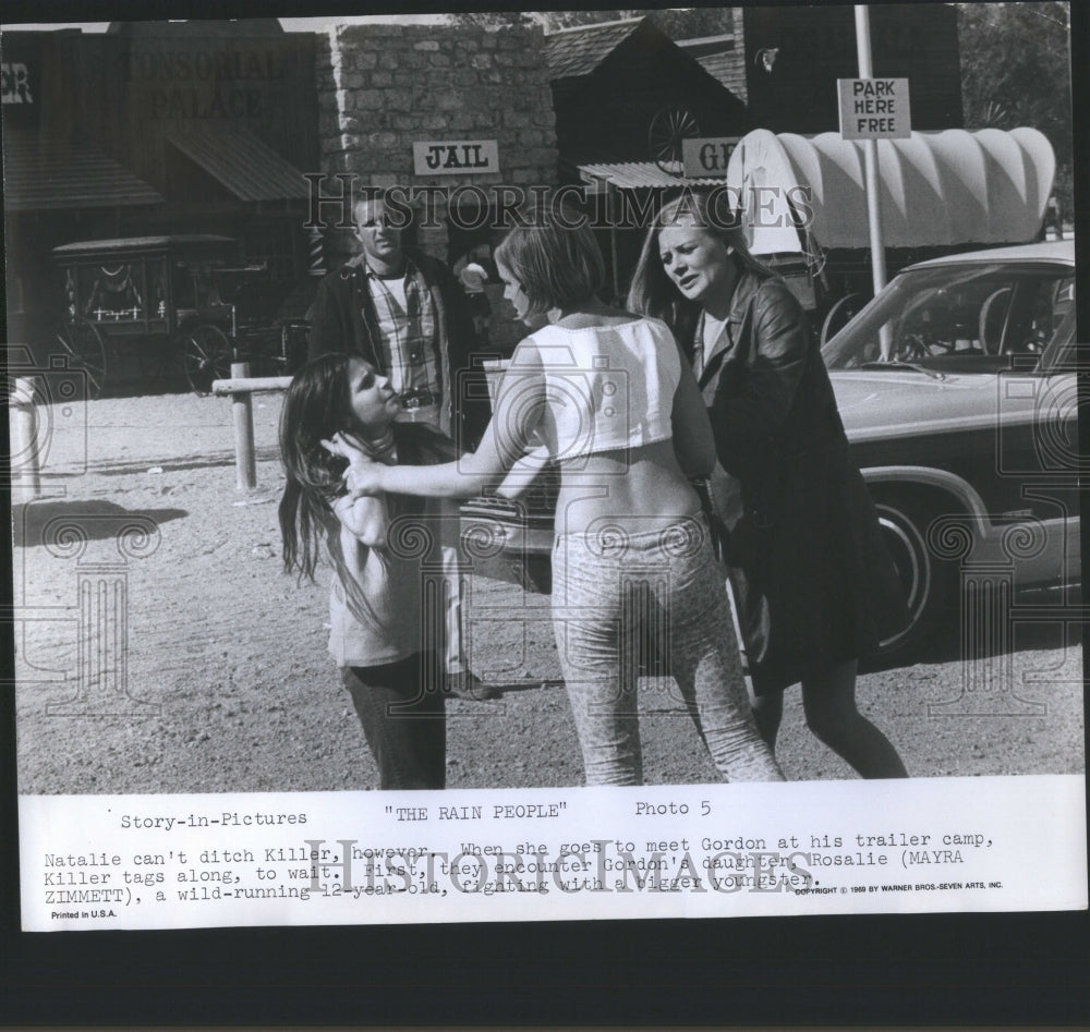 1969 Press Photo Rain People Mayra Zimmett Actress