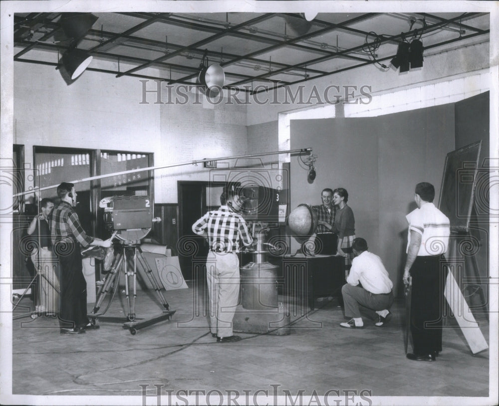 1956 Press Photo W TVs Story Joe Wolff Former Strecher