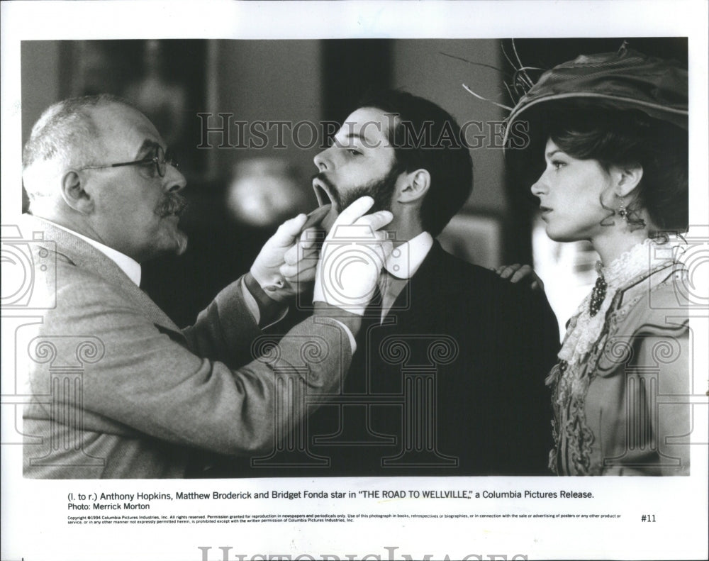 1945 Press Photo Anthnoy Hopkins Mathew Broderick Fonde