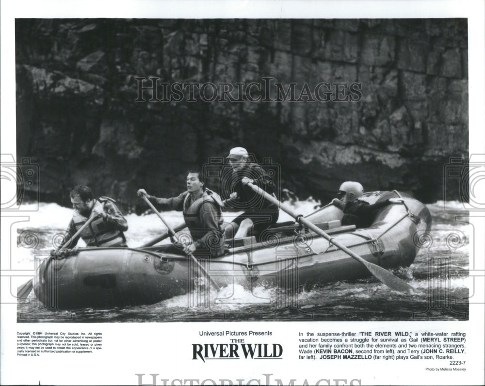 1991 Press Photo Meryl Streep Kevin Bacon David Strath