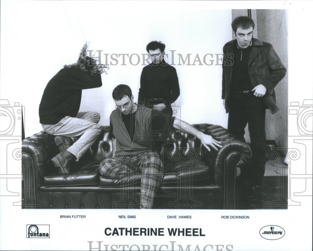 1996 Press Photo Catherine Wheel Brian Futter Neil Sims