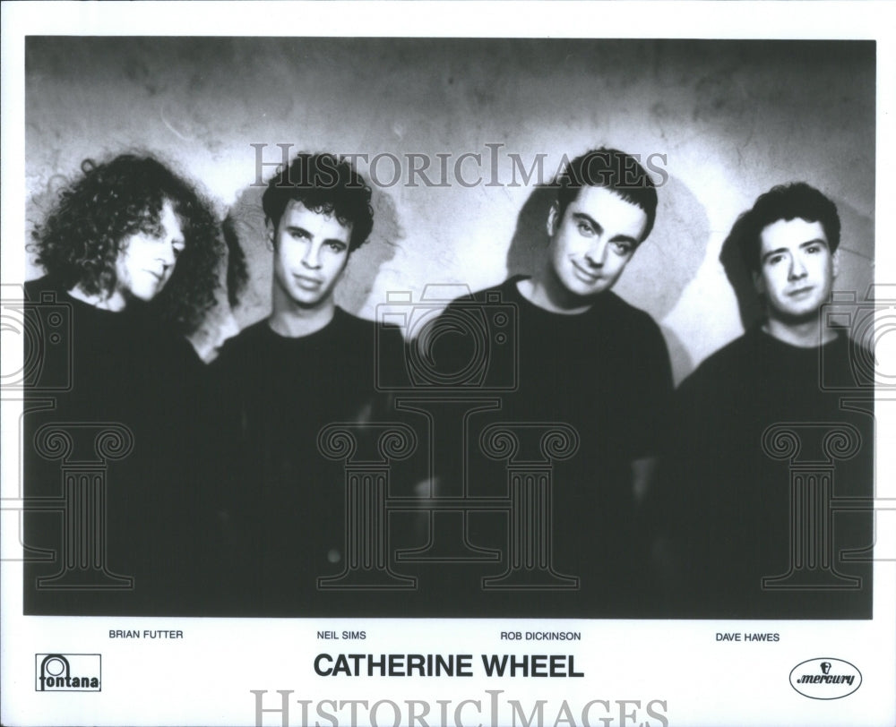 1992 Press Photo Catherine Wheel Brain Futter Neil Sims